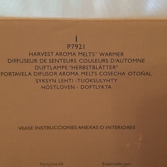 PartyLite Harvest Aroma Melts Warmer - Picture 6 of 6
